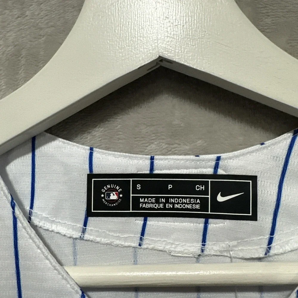 Chicago Cubs Bryant Blue White Stripe Jersey # 17 Youth Size S